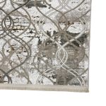 230 x 160cm Modern Curvilinear Lattice Textured Rug - Image 8