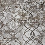 230 x 160cm Modern Curvilinear Lattice Textured Rug - Image 5