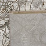 230 x 160cm Modern Curvilinear Lattice Textured Rug - Image 9