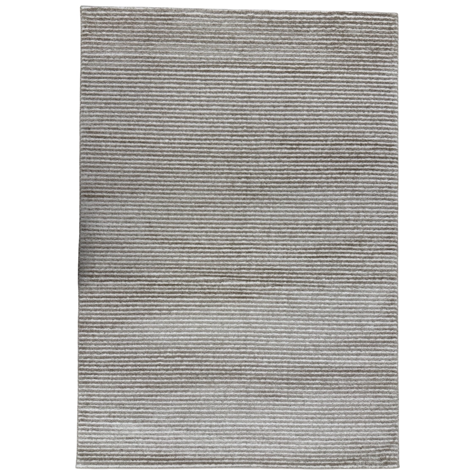 230 x 160 ccc_1 230 x 160cm Contemporary Fine Stripe Linear Accent Beige Rug - Image 1