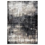230 x 160cm Modern Textured Distressed Monochromatic Accent Rug