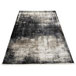230 x 160cm Modern Textured Distressed Monochromatic Accent Rug