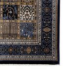 230 x 160cm Bakhtiari Design Navy Soft Area Rug
