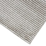 230 x 160cm Contemporary Fine Stripe Linear Accent Beige Rug