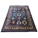 230 x 160cm Traditional Qashqai Tribal Navy Blue Area Rug