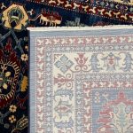 230 x 160cm Traditional Qashqai Tribal Navy Blue Area Rug