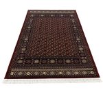230 x 160cm Traditional Bukhara Pattern Red Rug - Image 2