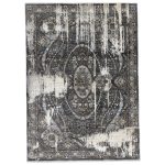 230 x 160cm Kerman Vintage Style Distressed Ivory Rug