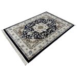 230 x 160cm Persian Tabriz Floral Design Maroon Rug