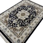 230 x 160cm Persian Tabriz Floral Design Maroon Rug