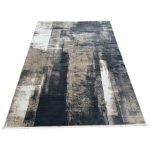 230 x 160cm Industrial Weathered Monochromatic Abstract Area Rug - Image 2