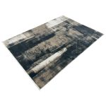 230 x 160cm Industrial Weathered Monochromatic Abstract Area Rug - Image 3