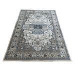 230 x 160cm Vintage Distressed Medallion Area Rug in Taupe & Ivory - Image 2