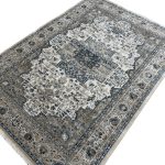230 x 160cm Vintage Distressed Medallion Area Rug in Taupe & Ivory - Image 5