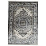 230 x 160cm Classic Oriental Design Grey Area Rug