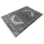 230 x 160cm Classic Oriental Design Grey Area Rug - Image 3
