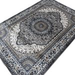 230 x 160cm Classic Oriental Design Grey Area Rug - Image 5