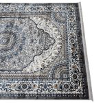 230 x 160cm Classic Oriental Design Grey Area Rug - Image 7