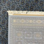230 x 160cm Transitional Bukhara Style Blue & Beige rug - Image 9