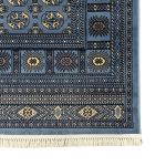 290 x 200cm Traditional Bukhara Style Blue Rug - Image 8