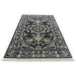 290 x 200cm Persian Floral Medallion Rug in Midnight Grey & Soft Gold - Image 2