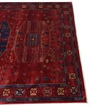 290 x 200cm Afghan Elephant Foot deep red Rug - Image 6