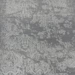 290 x 200cm Modern Distressed Geometric Border Rug in Silver Grey & Off-White - Image 4