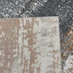 290 x 200cm Modern Abstract Oxidized Iron & Charcoal Wash Rug in Copper Rust & Silver - Image 8