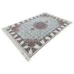 300 x 200cm Modern Mashhad Style Light Grey Rug - Image 3