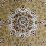 290 x 200cm Isfahan Design Olive Gold & Cream Area Rug - Image 6