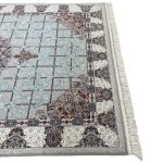 300 x 200cm Modern Mashhad Style Light Grey Rug - Image 6