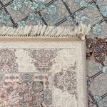 300 x 200cm Modern Mashhad Style Light Grey Rug - Image 8