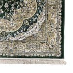 290 x 200cm Traditional Nain Design Forest Green & Gold Area Rug - Image 7