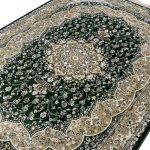 290 x 200cm Traditional Nain Design Forest Green & Gold Area Rug - Image 5