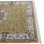 290 x 200cm Isfahan Design Olive Gold & Cream Area Rug - Image 7