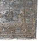 290 x 200cm Transitional Weathered Oushak Style Slate Grey Rug