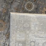 290 x 200cm Transitional Weathered Oushak Style Slate Grey Rug - Image 8