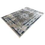 290 x 200cm Vintage Kashan Design Taupe & Blue Rug - Image 3