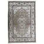 290 x 200cm Vintage Kashan Design Beige Area Rug