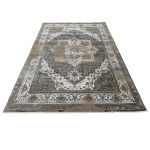 290 x 200cm Modern Distressed Heriz Style Beige Rug
