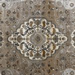 290 x 200cm Vintage Kashan Design Beige Area Rug - Image 4