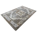 290 x 200cm Modern Distressed Heriz Style Beige Rug
