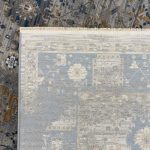 290 x 200cm Transitional Weathered Oushak Style Grey And Blue Rug - Image 7