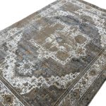 290 x 200cm Modern Distressed Heriz Style Beige Rug