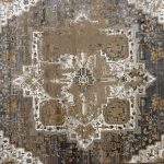 290 x 200cm Modern Distressed Heriz Style Beige Rug