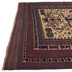 284 x 190cm Afghan Kilim Barjesta with Bold Botanical Medallions – Handwoven Wool - Image 7