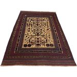 284 x 190cm Afghan Kilim Barjesta with Bold Botanical Medallions – Handwoven Wool - Image 2