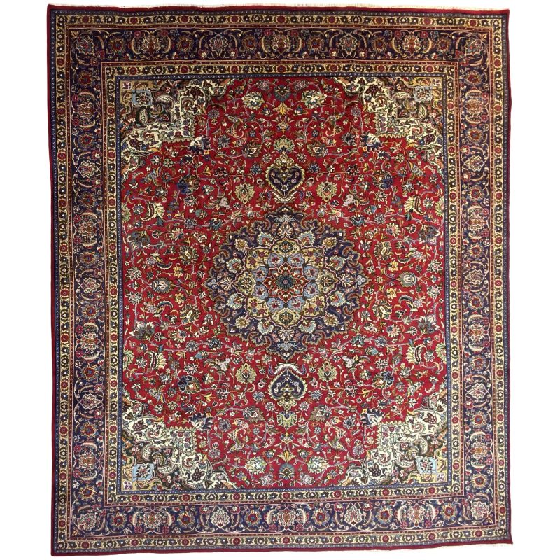 385 x 300cm Hand Knotted Persian Tabriz Wool Rug