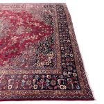 397 × 290cm Large Persian Mashad Hand-Knotted Wool Rug - Image 8