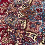 397 × 290cm Large Persian Mashad Hand-Knotted Wool Rug - Image 10